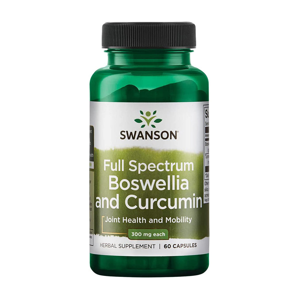 스완슨_풀 스펙트럼 보스웰리아 앤 커큐민 300mg, 60캡슐