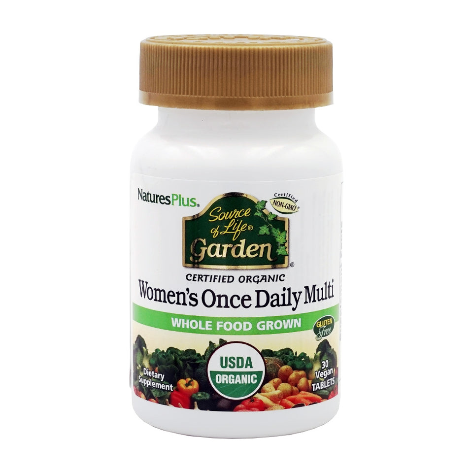 Source of Life Garden, Organic Womens Once Daily Multi 30 Vegan Tablets