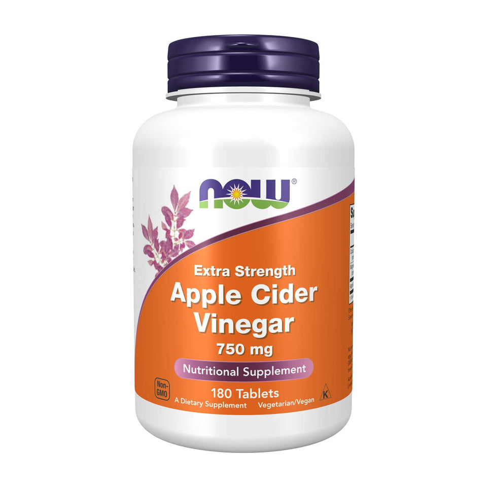 나우푸드_엑스트라 스트렝스 애플 사이다 비니거 750mg, 180타블렛