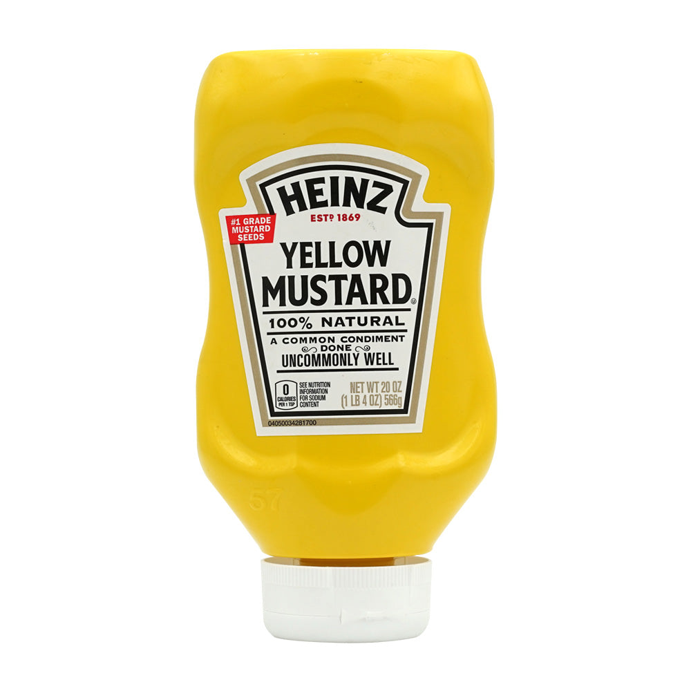 100% Natural Yellow Mustard,  20 oz