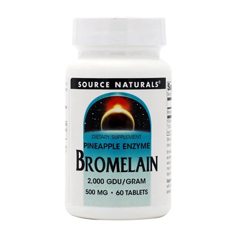 소스내추럴스_브로멜라인 500mg, 60타블렛