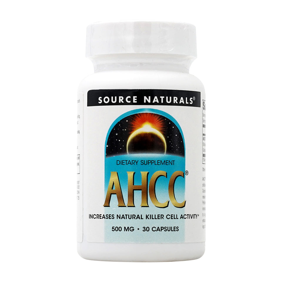소스내추럴스_AHCC 인크리즈 내추럴 킬러 셀 액티비티 500mg, 30캡슐