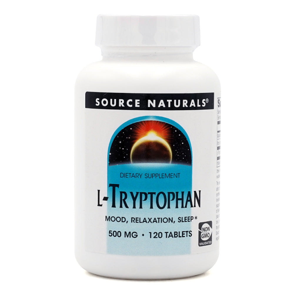 소스내추럴스_L-트립토판 500mg, 120타블렛