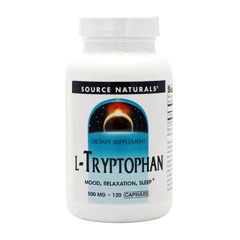 소스내추럴스_L-트립토판 500mg, 120캡슐