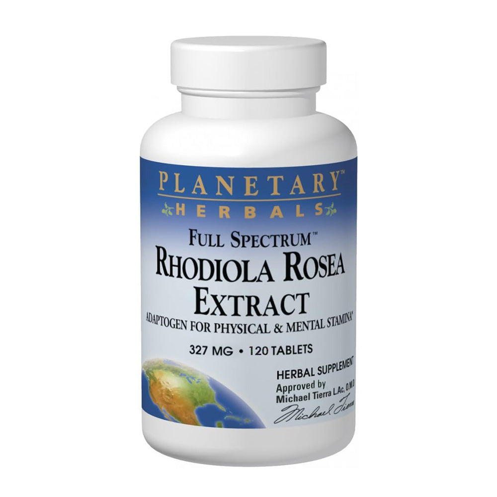 플래니터리허벌_풀 스팩트럼 로디올라 로지아 추출물 327mg, 120타블렛