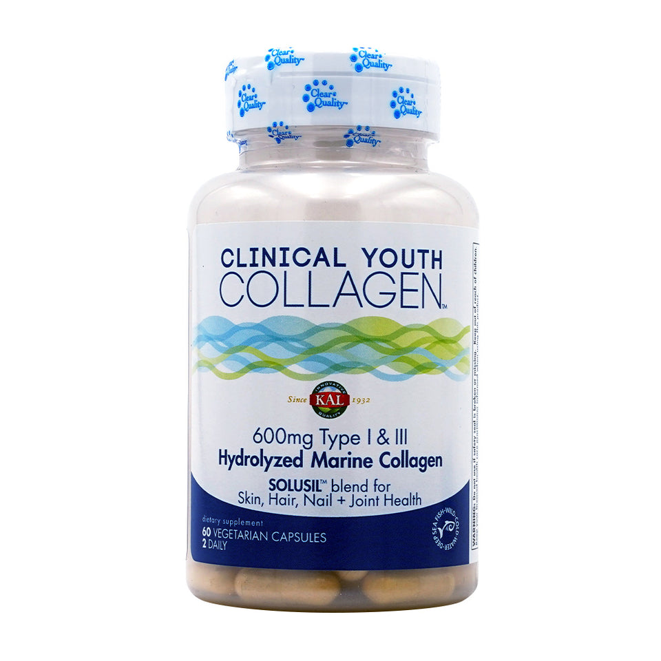 칼_클리니컬 유스 콜라겐 600mg, 60 베지캡슐