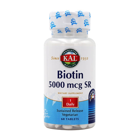 칼_비오틴 5000mcg SR, 60타블렛