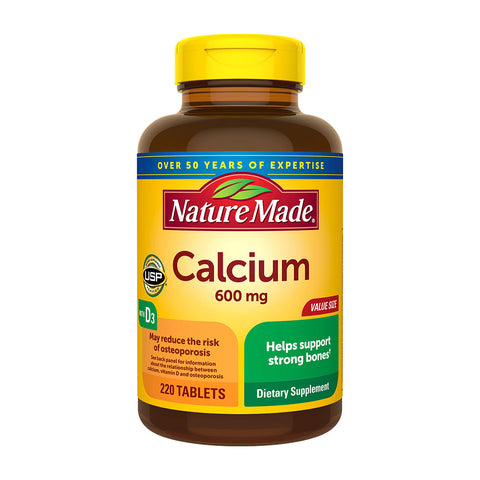 Calcium 600 mg with D3,  220 Tablets
