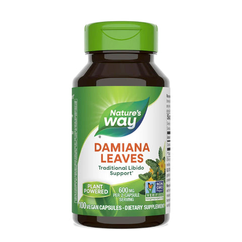 네이쳐스웨이_다미아나 잎 600mg, 100 베지캡슐