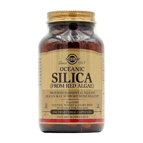 솔가_Oceanic Silica From Red Algae,  100 Vegetable Capsules