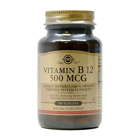 솔가_비타민 B12 500mcg, 100타블렛