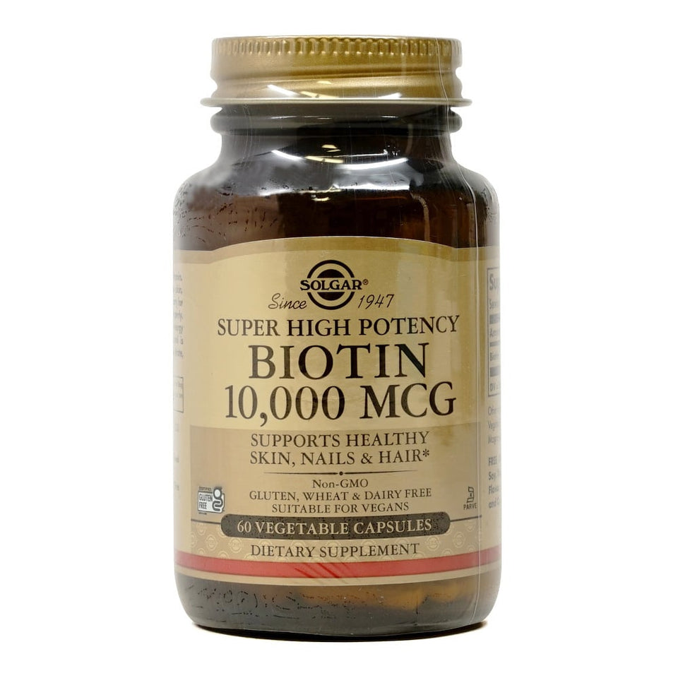 솔가_슈퍼 하이 포텐시 비오틴 10000mcg, 60 베지캡슐