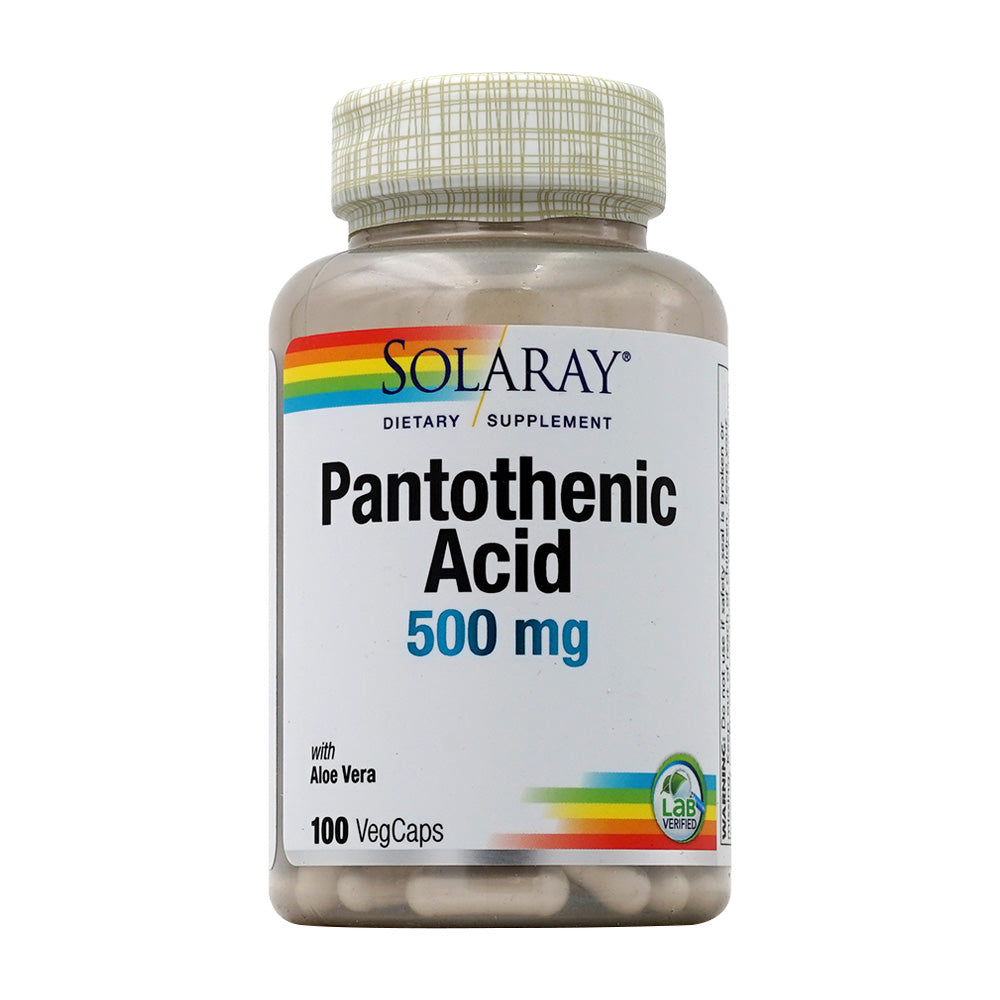 Pantothenic Acid 500 mg, 100 VegCaps