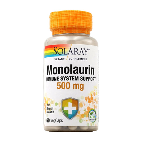 솔라레이_모노라우린 이뮨 시스템 서포트 500mg, 60 베지캡슐