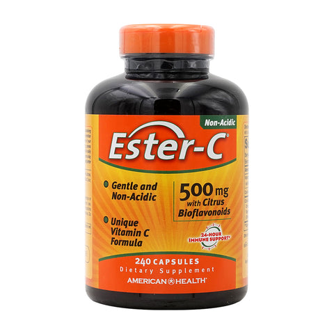 Ester-C 500 mg with Citrus Bioflavonoids,  240 Capsules