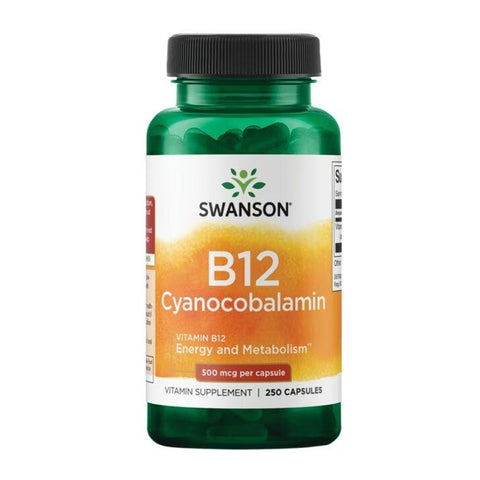 스완슨_비타민 B12 시아노코발라민 500mcg, 250캡슐