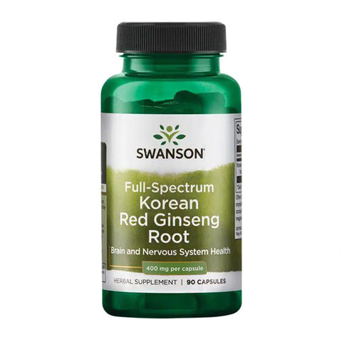 스완슨_풀 스펙트럼 코리안 레드 진생 루트 400mg, 90캡슐