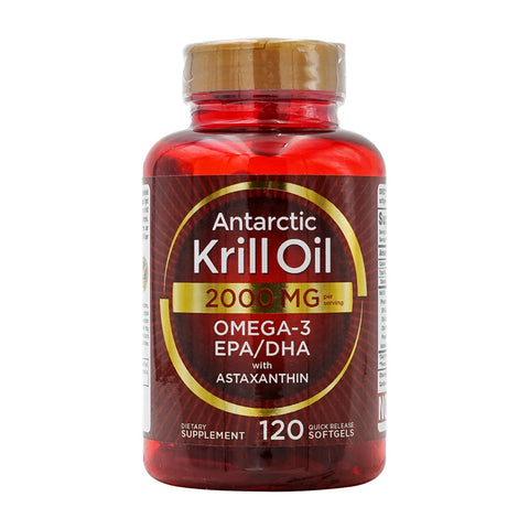 칼라일뉴트리셔널_남극 크릴 오일 2000mg (아스타잔틴 함유 오메가-3 EPA/DHA), 120 소프트젤