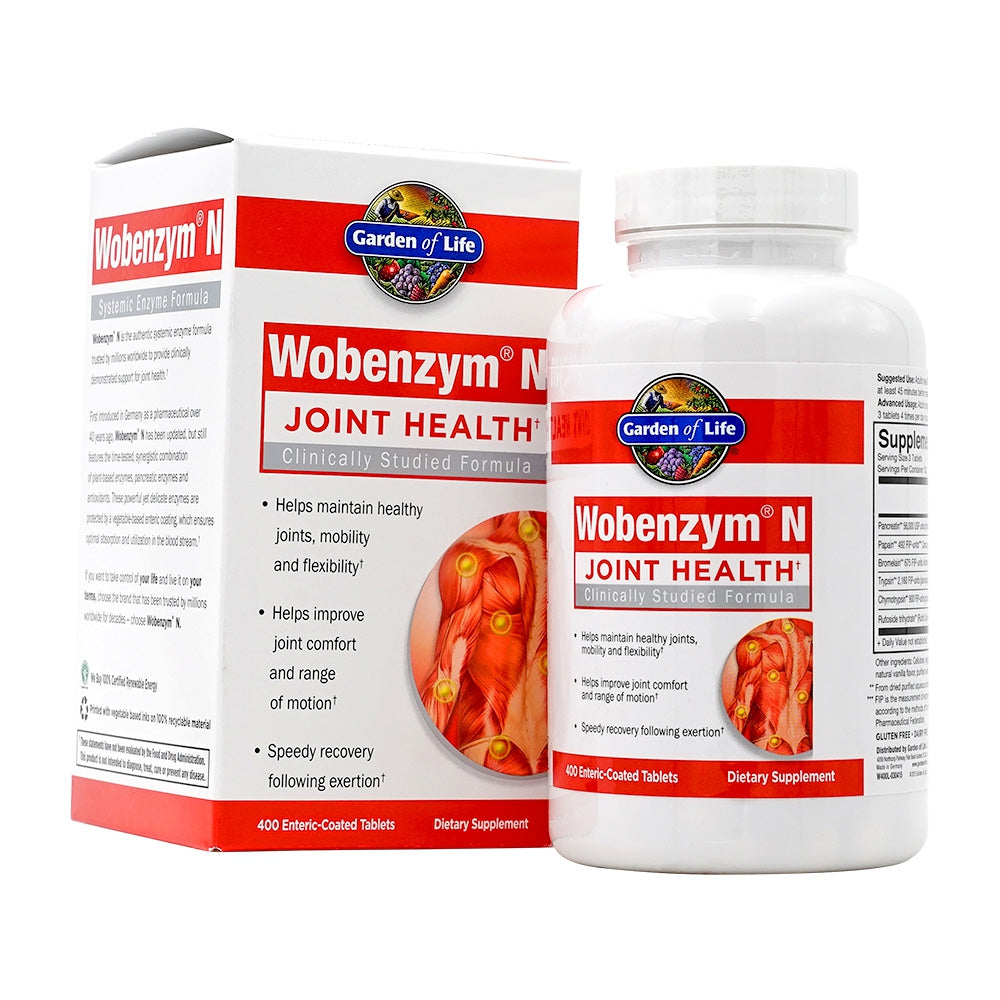 Wobenzyme N Joint Health,  400 Enteric Coated Tablets