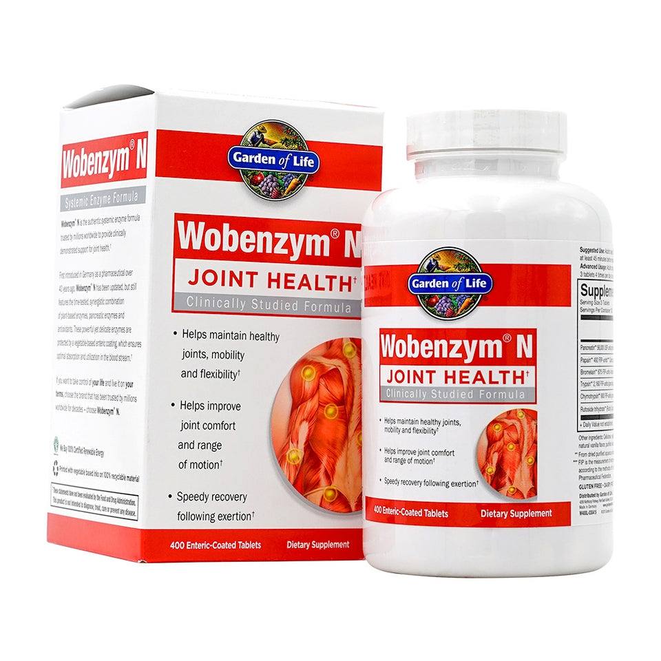 Wobenzyme N Joint Health,  400 Enteric Coated Tablets