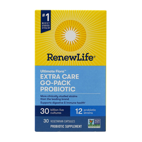 Ultimate Flora, Extra Care Go-Pack Probiotic 30 Billion 30 Vegetarian Capsules
