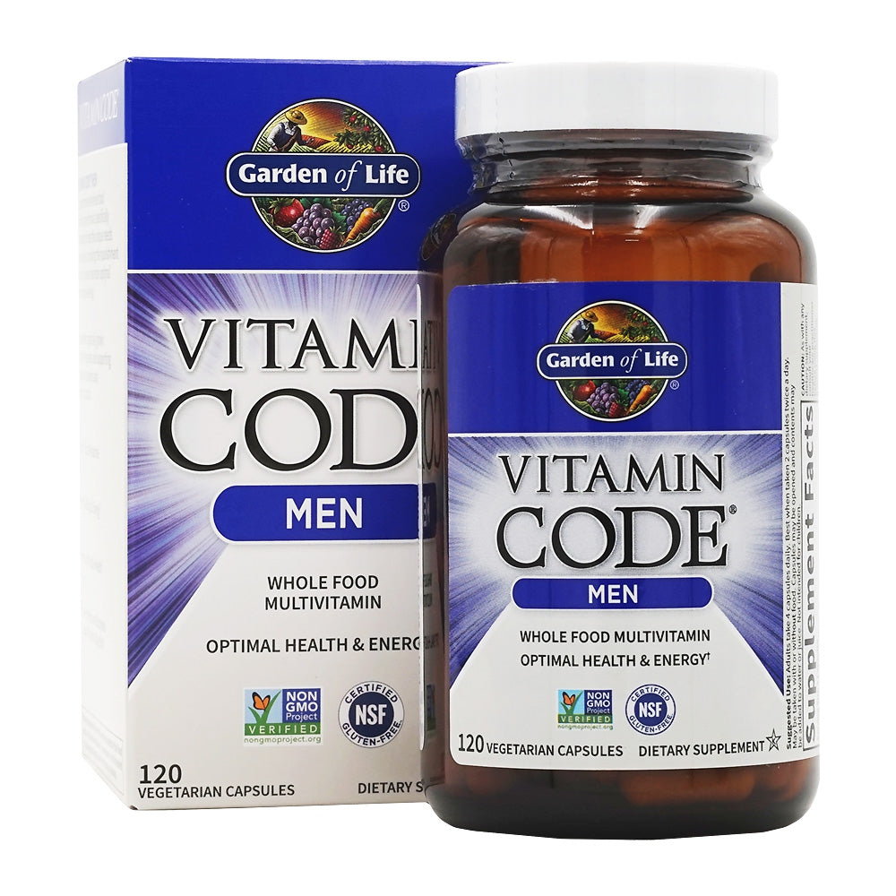 Vitamin Code, Men, Whole Food Multivitamin  120 Vegetarian Capsule