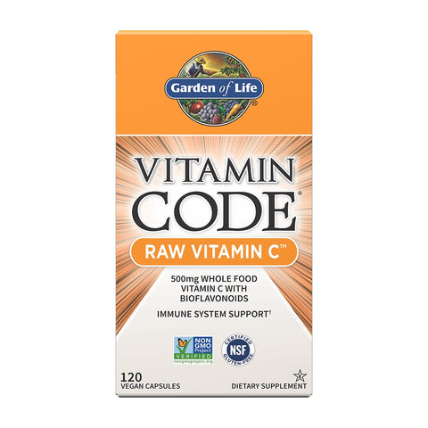 Vitamin Code, Raw Vitamin C 500 mg 120 Vegan Capsules