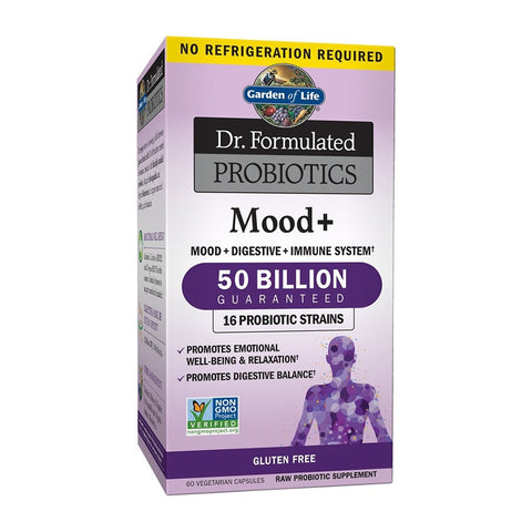 Dr. Formulated Probiotics, Mood+, 50 Billion 60 Vegetarian Capsules
