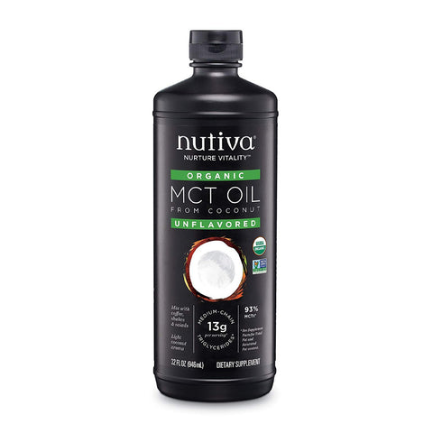 누티바_오가닉 MCT 오일 코코넛 추출, 무향 946ml