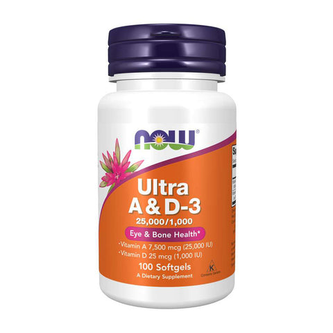 나우푸드_Ultra A & D-3 25,000 / 1,000 IU,  100 Softgels
