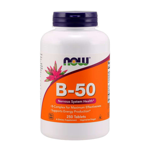 나우푸드_B-50,  250 Tablets