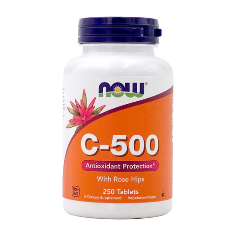 나우푸드_비타민 C-500 위드 로즈힙, 250타블렛