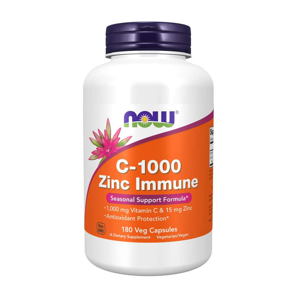 나우푸드_C-1000 Zinc Immune  180 Veg Capsules