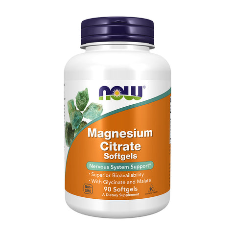 나우푸드_Magnesium Citrate Softgels,  90 Softgels
