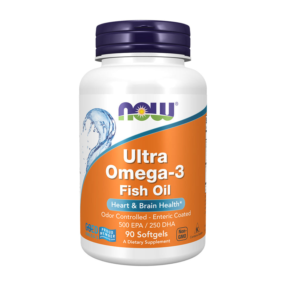 나우푸드_Ultra Omega-3 Fish Oil,  90 Softgels
