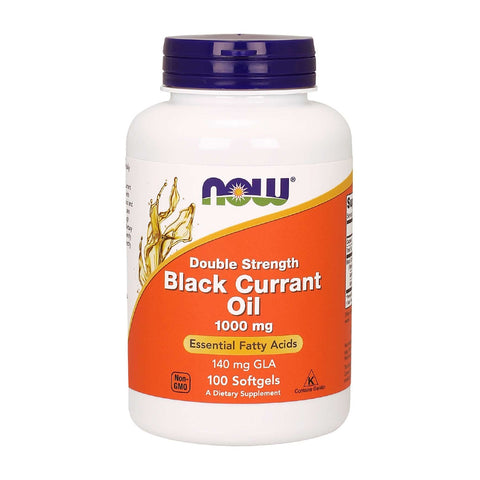 나우푸드_Double Strength Black Currant Oil 1000 mg 100 Softgels