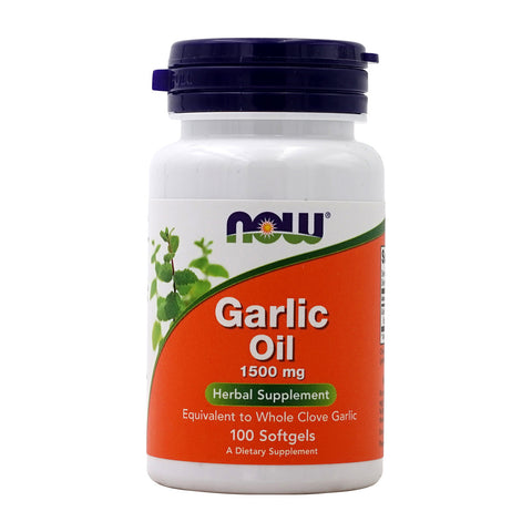 나우푸드_Garlic Oil 1500 mg 100 Softgels