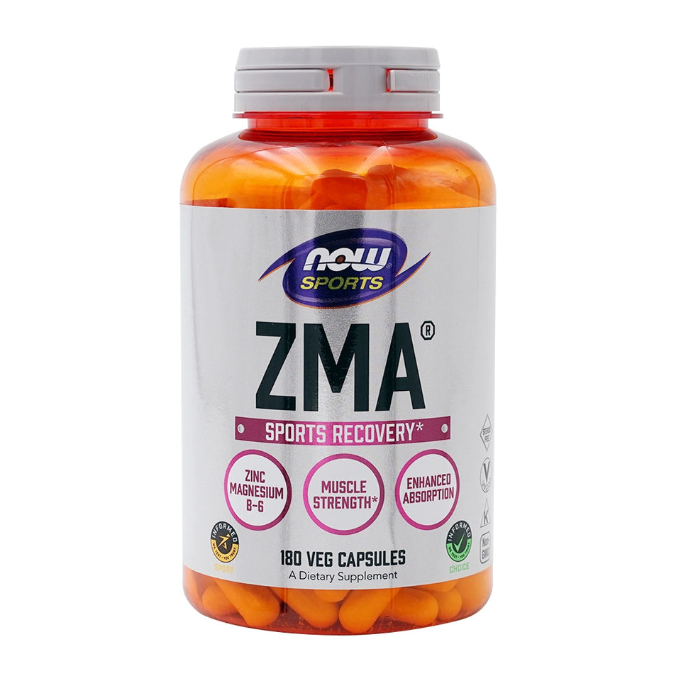 나우푸드_스포츠 ZMA, 180 베지캡슐