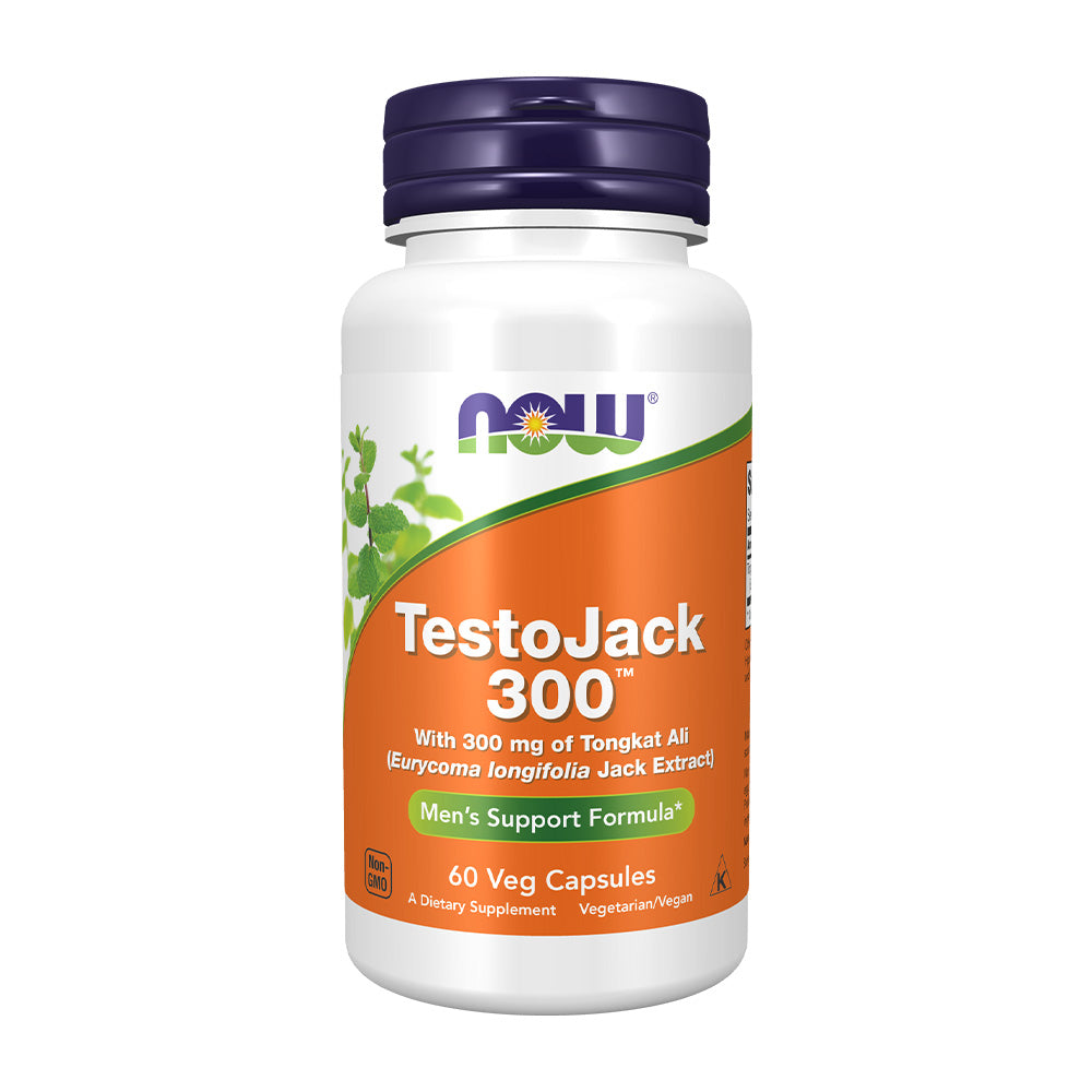 나우푸드_TestoJack 300 with 300 mg of Tongkat Ali,  60 Veg Capsules