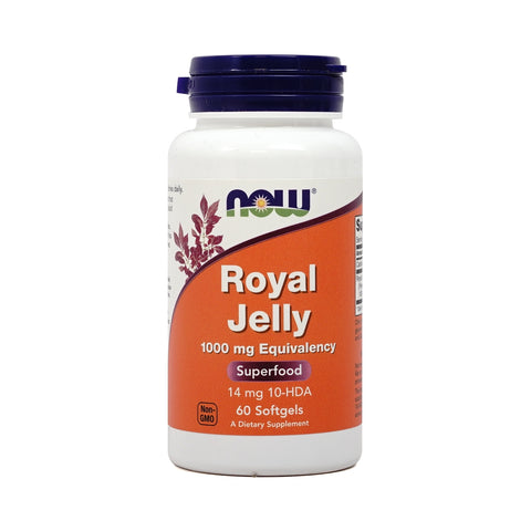 나우푸드_로열젤리 1000mg, 60 소프트젤