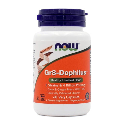 나우푸드_Gr8-Dophilus 4 Billion 60 Veg Capsules