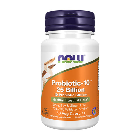 나우푸드_Probiotic-10 25 Billion, 50 Veg Capsules