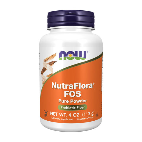 나우푸드_NutraFlora FOS Pure Powder,  4 oz
