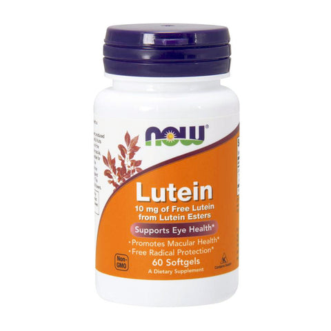 나우푸드_Lutein 10 mg of Free Lutein from Lutein Esters  60 Softgels
