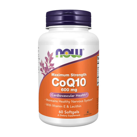나우푸드_Maximum Strength CoQ10 600 mg 60 Softgels