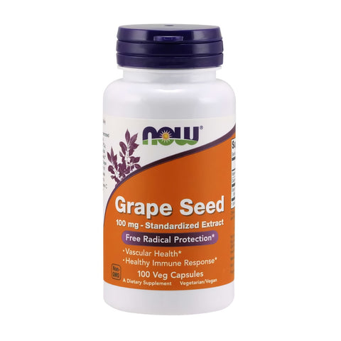 나우푸드_Grape Seed 100 mg 100 Veg Capsules