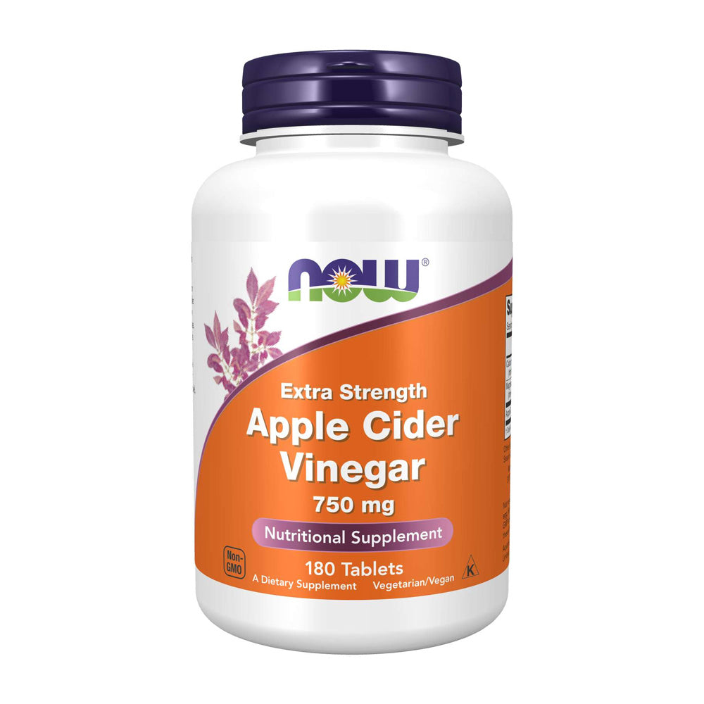 나우푸드_엑스트라 스트렝스 애플 사이다 비니거 750mg, 180타블렛