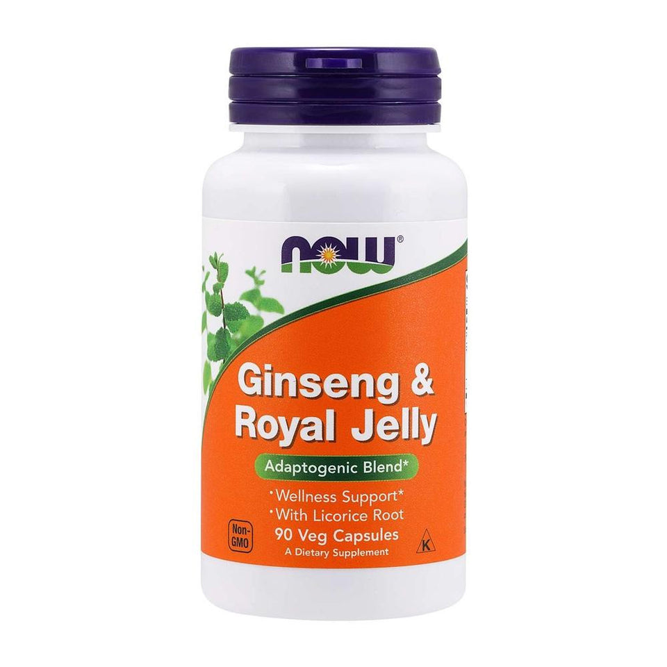 나우푸드_Ginseng & Royal Jelly  90 Veg Capsules