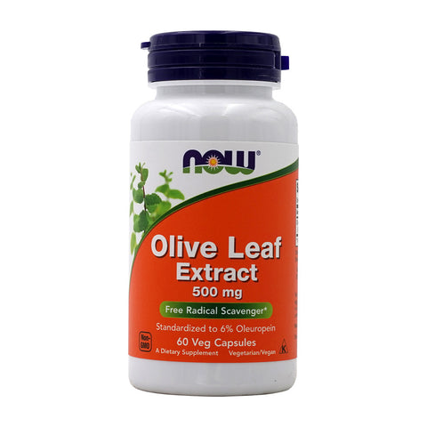 나우푸드_Olive Leaf Extract 500 mg 60 Veg Capsules