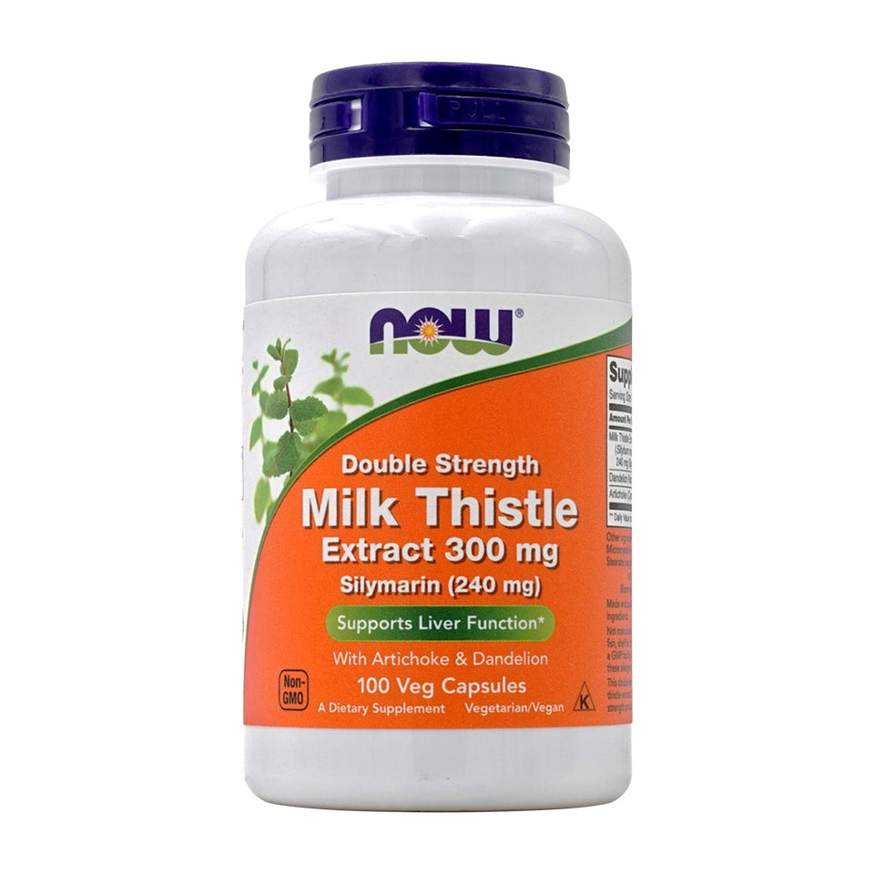 나우푸드_더블 스트렝스 밀크씨슬 추출물 300mg, 100 베지캡슐